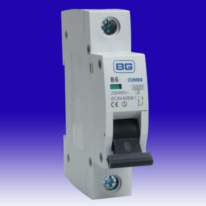 BG MCB 230V  6AMP CUMB6-01