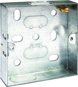 MOUNTING BOX 1G 16MM GALV