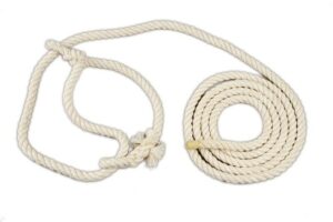 CALF HALTER 10MM NATURAL COTTON