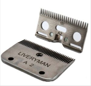 LIVERYMAN LISTER CUTTER & COMB A2 MEDIUM WITH LUGS