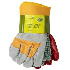 APOLLO MENS GLOVES TRIPLE PACK