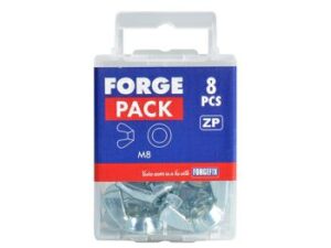 ForgePack Wing Nut & Washer ZP M10 PK6