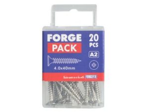 ForgePack Multi Purpose S/S A2 Screw 5.0X60mm Pk10