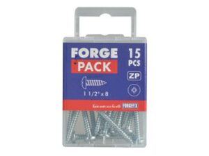 ForgePack Self Tapping Screw PZ Pan ZP 3/8×4 Pk80