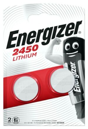 Energizer Lithium CR2450 Batteries pk2