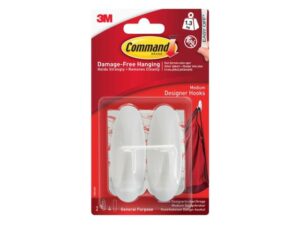 3M COMMAND MED HOOKS X2