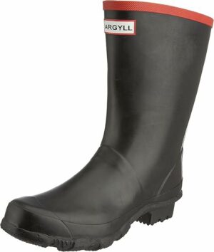 ARGYLL SHORT KNEE WELLY BLK 11/45/46 W23111