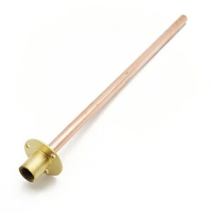 Wallplate – threaded 1/2″ with 350mm length of 15mm copper tube