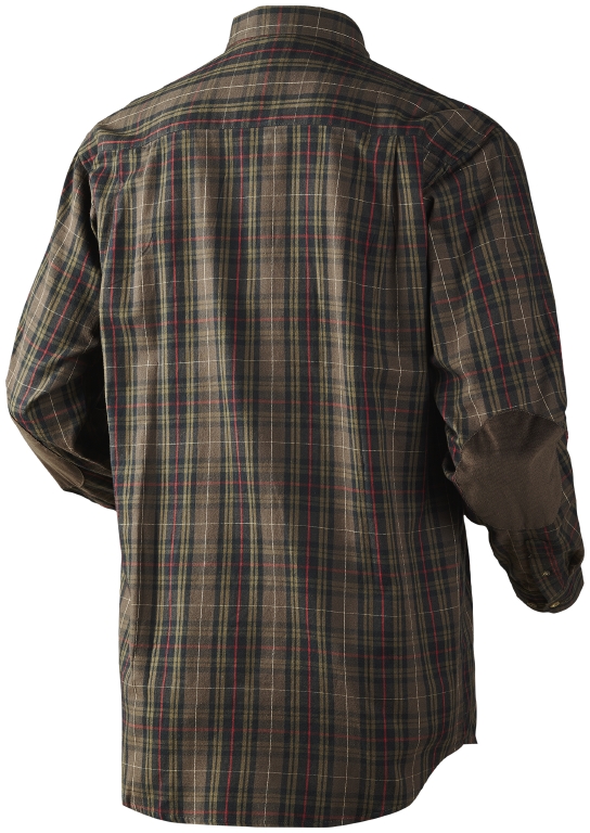 SEELAND PILTON SHIRT BROWN CHECK(MED-XL)
