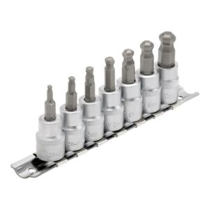 7 PIECE BALL HEX SOCKET 3/8″  48MM
