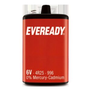 Eveready Zinc PJ996 6V Battery, Single
