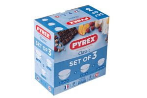 PYREX 3PC BOWL SET 3335703