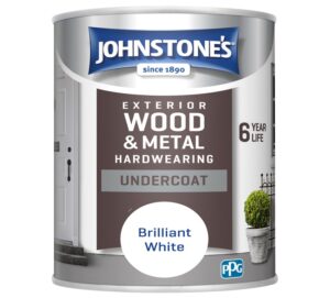 JOHNSTONES EXT UNDERCOAT WHITE 0.75 L