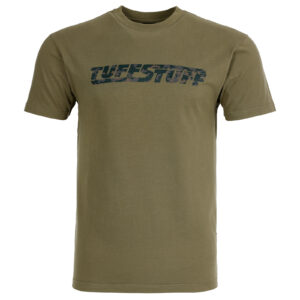 TUFFSTUFF LOGO T-SHIRT IN OLIVE SIZE M