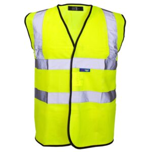 HI VIS VEST IN YELLOW SIZE L