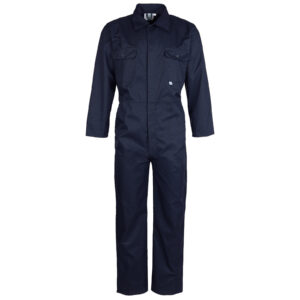 FORT STUD FRONT COVERALL IN NAVY BLUE SIZE 40