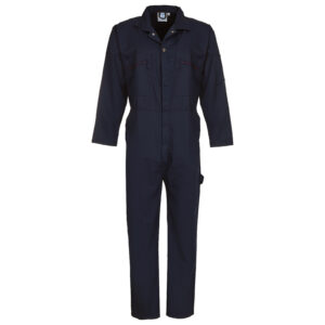 FORT ZIP FRONT COVERALL IN NAVY BLUE SIZE 46
