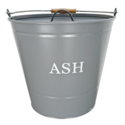 Ash Bucket With Lid Charcoal 0347