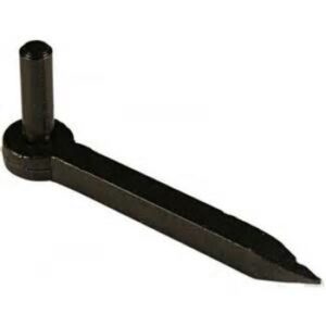 GATE CROOK TO DRIVE 5 x 1/2″  BLACK