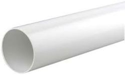 WP02 40mm WHITE POLYPROPYLENE PIPE 3MT