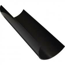 RG4 112mm BLACK HALF ROUND GUTTER 4MT