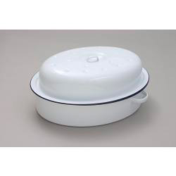 60030 OVAL ROASTER WHITE 30CM