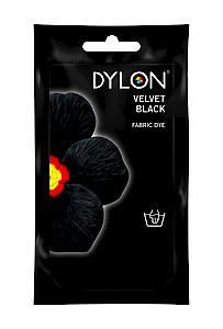 12 HAND DYE VELVET BLACK