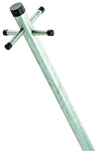 CLOTHES POST + SOCK GALV   8FT