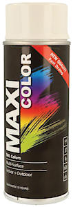 MAXI COLOUR ALL PURP PURE WHITE MATT SPRAY PAINT