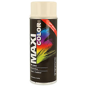 MAXI COLOUR ALL PURP CREAM GLOSS SPRAY PAINT