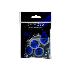 25MM BLUE GRIPIT 4PK        GP254 D99739
