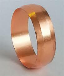 Copper Compression Ring (Olive) 15mm