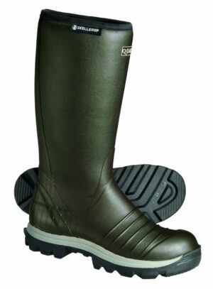 SKELLERUP QUATRO INSULATED GREEN WELLINGTON BOOT SIZE 4-12