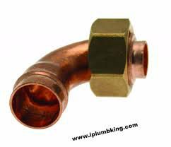 SR Bent Cylinder Connector, C x Fi (Swivel) 22 x 1″