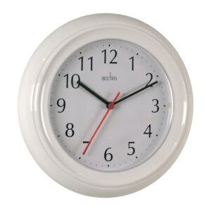 21412 WYCOMBE WALL CLOCK WHITE