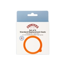 0025.489 KILN RUBBER SEALS ORANGE X6   P