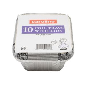 1001 FOIL TRAY & LIDS 16OZX10