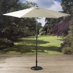 Pagoda 2.5m Crank & Tilt Parasol Beige