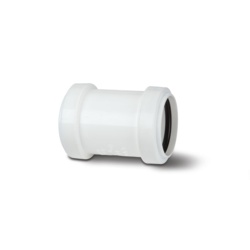WP07 32mm WHITE PP STR.COUPLING