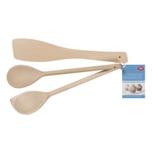 10A30015 SET 3 WOOD SPATULAS / UTENSILS