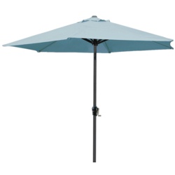 Pagoda 2.5m Crank & Tilt Parasol Sky Blue