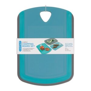 CHEF AID 3 IN 1 CHOPPING BOARD SET