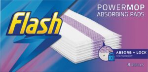 Flash Powermop Refill Pads Pack 8