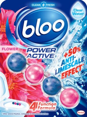 Bloo Colour Active Toilet Rim Block Flower