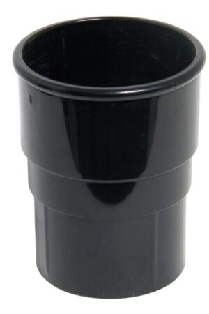 Pipelife Mini Flow Downpipe Connector Black 50mm