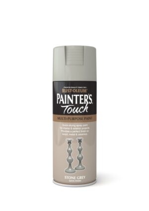 SPRAY PAINT SATIN STONE GREY P/TOUCH