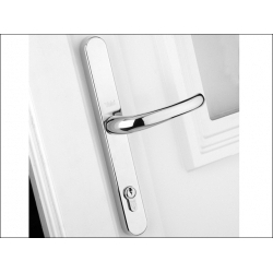 YALE UPVC RETRO LEVER DOOR FURNITURE 92MM CENTRE WHITE