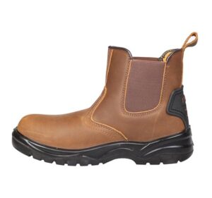 FORT REGENT SAFETY BOOT IN BROWN SIZE 8-12