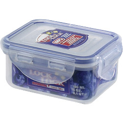 Lock & Lock Food Storage Container – Rectangular 180ml (110