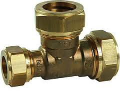 Reducing Tee, C x C x C  22x15x22